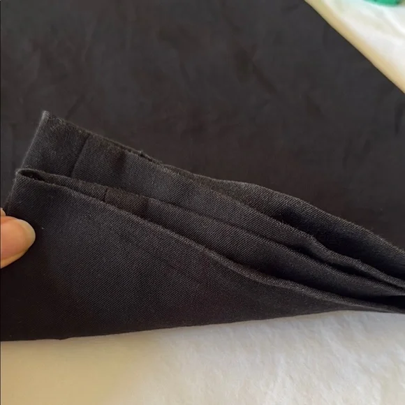 Banana Republic Martin Fit Black Boot Cut Flare Pants Large Button Tap Size 0 - Picture 11 of 11